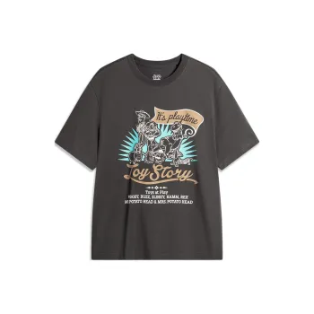 LiNing Disney T Shirt Unisex Obsidian Gray