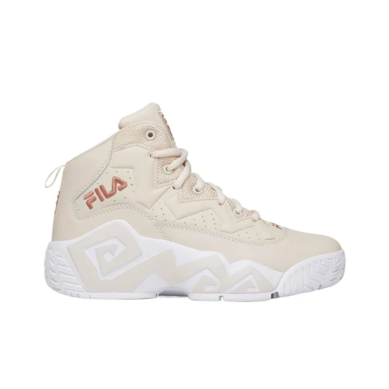 FILA MB High Top Basketball Shoes Women's Beige-1