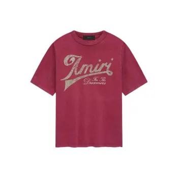 AMIRI Early Spring Collection SS25 T-Shirt Men's Deep Red