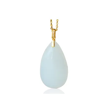KUNYUYAO Hetian Jade Pendants White Jade Women's