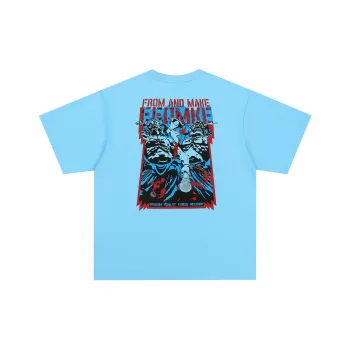 FFOMKE T Shirt Unisex Light Blue