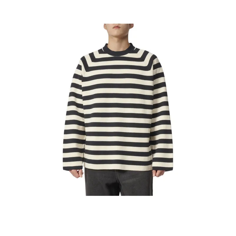 Sunnei Striped Cotton Sweatshirt-0