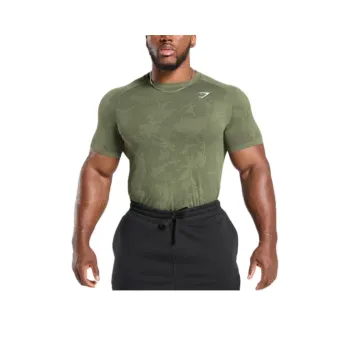GYMSHARK T Shirts Men Green