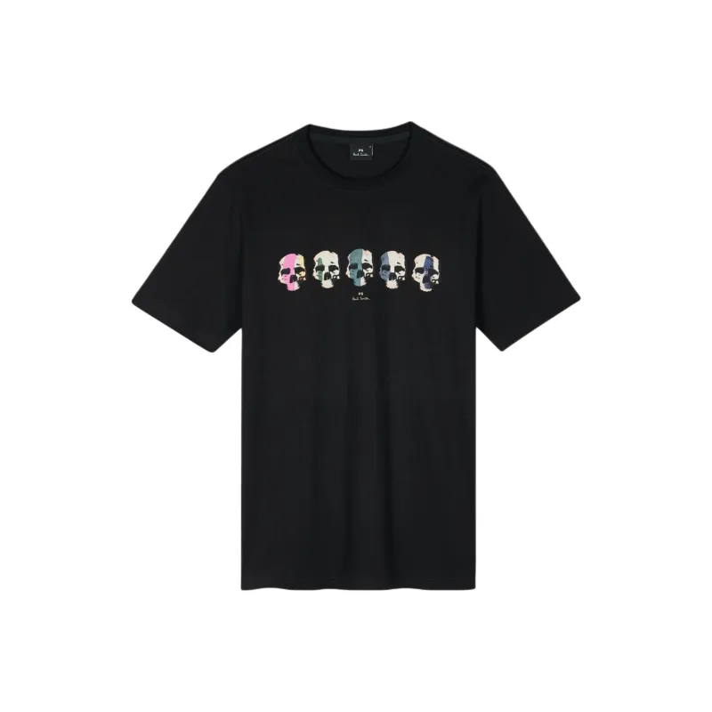 Ps Paul Smith Skulls Printed T Shirt-0