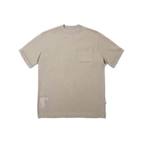 LiNing x CHENGLONG LIANMINGKUAN T Shirt Men's Coffee Foam Umber