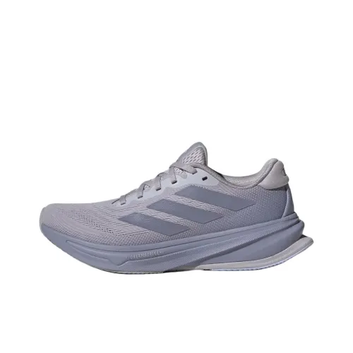 Adidas Supernova Rise 2 Breathable Baskets Low Top Casual Running Shoes Women's Gray Purple