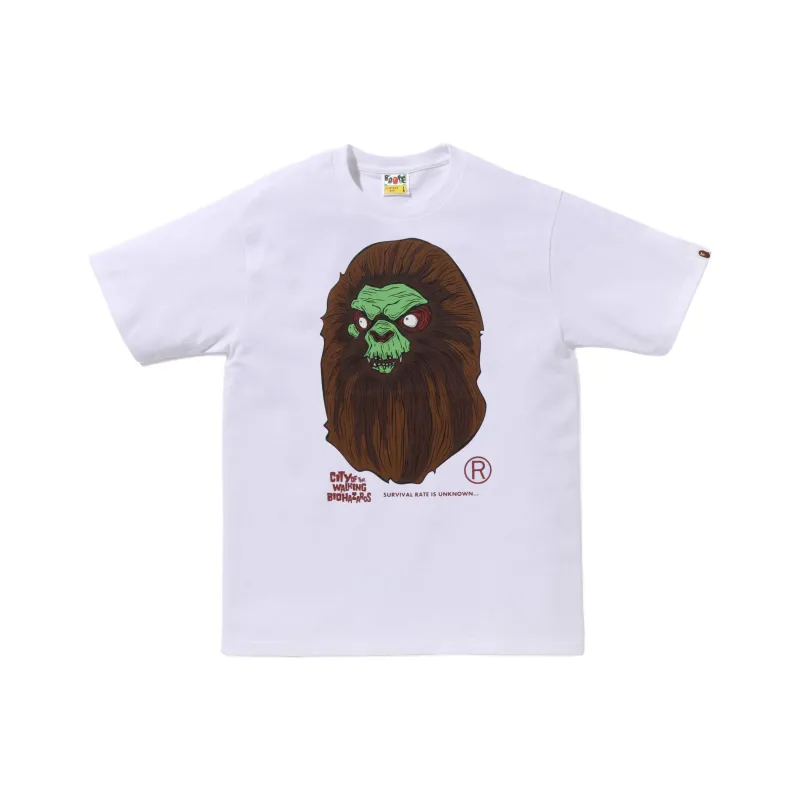 Bape A BATHING APE Horror Mad Face Tee-2