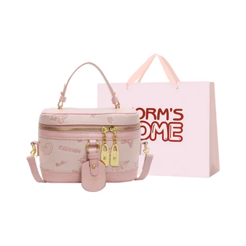 Worm's Home PU Handbag Regular Women's Multicolor