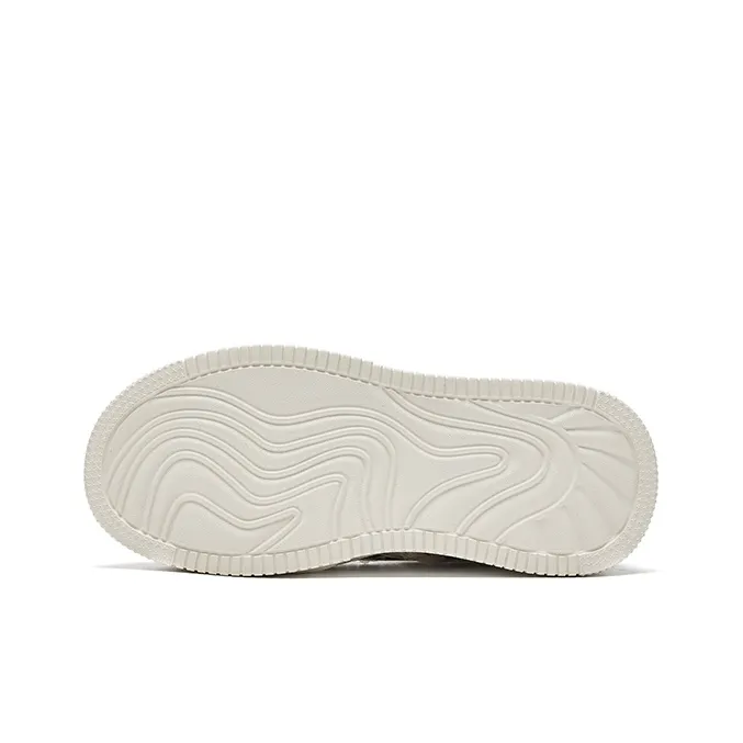 HR Low Top Skateboard Shoes Women's White Leopard Print-4