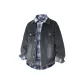 Smoke Gray Coat+Blue Shirt