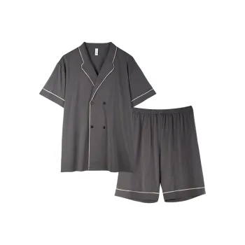 Xuan Liang Pajama Set Men's Dark Gray