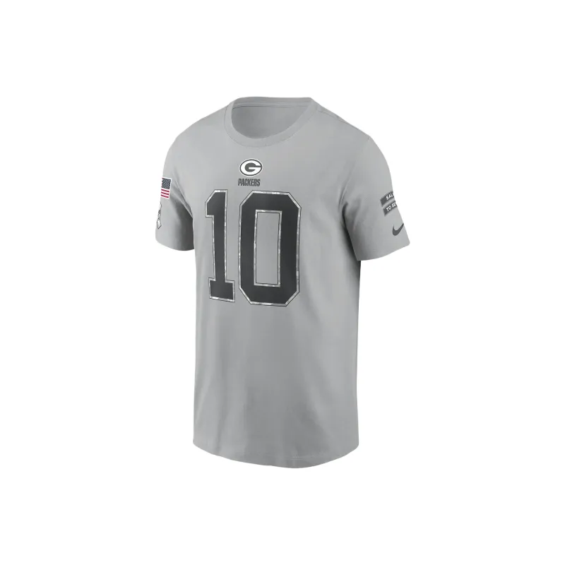Nike Jordan Love Green Bay Packers Salute To Service Men's Nike Nfl T-Shirt-0