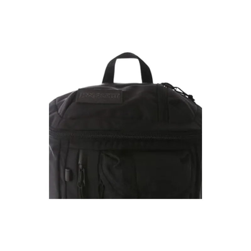 JanSport Fabric Backpack Tubas Unisex Black Gray-4
