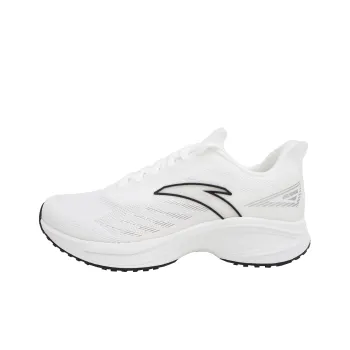 CHAOJIANTA Anti Slip Wear Resistant Low Top Casual Running Shoes Women's White Black Silver