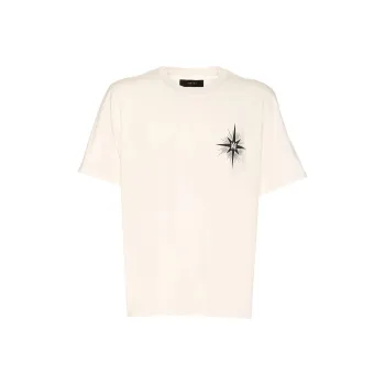 AMIRI Maxi Logo Printed Crewneck T Shirt