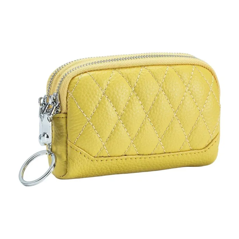 Tong Tong Rabbit Top Grain Cow Leather Coin Purse Women's Multicolor-6