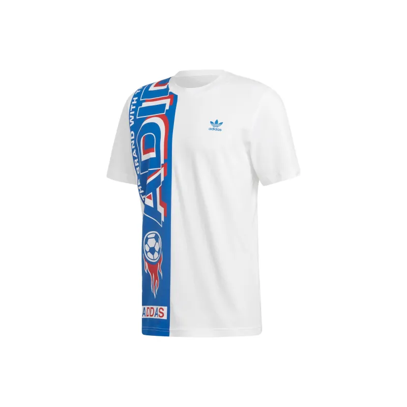 Adidas Originals T Shirt Men's White Blue-0