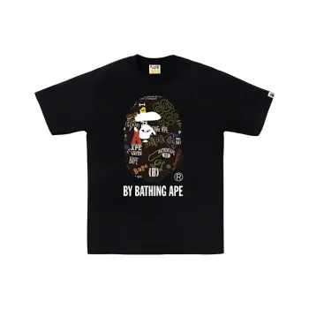 A BATHING APE Logo print Cotton T shirt