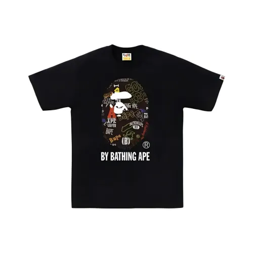 A BATHING APE Logo print Cotton T shirt