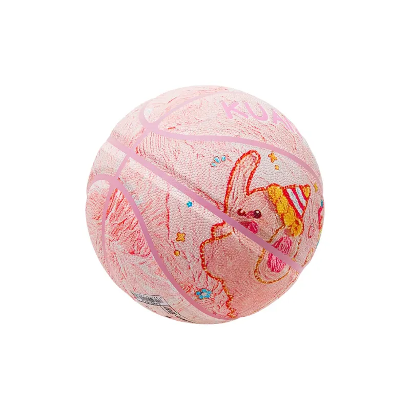 Kuangmi KMBB580 PU Basketball Pink Size 4 5 Size Street Training Kids'-10