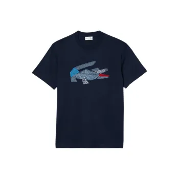 LACOSTE T Shirt Men's Marine Blue