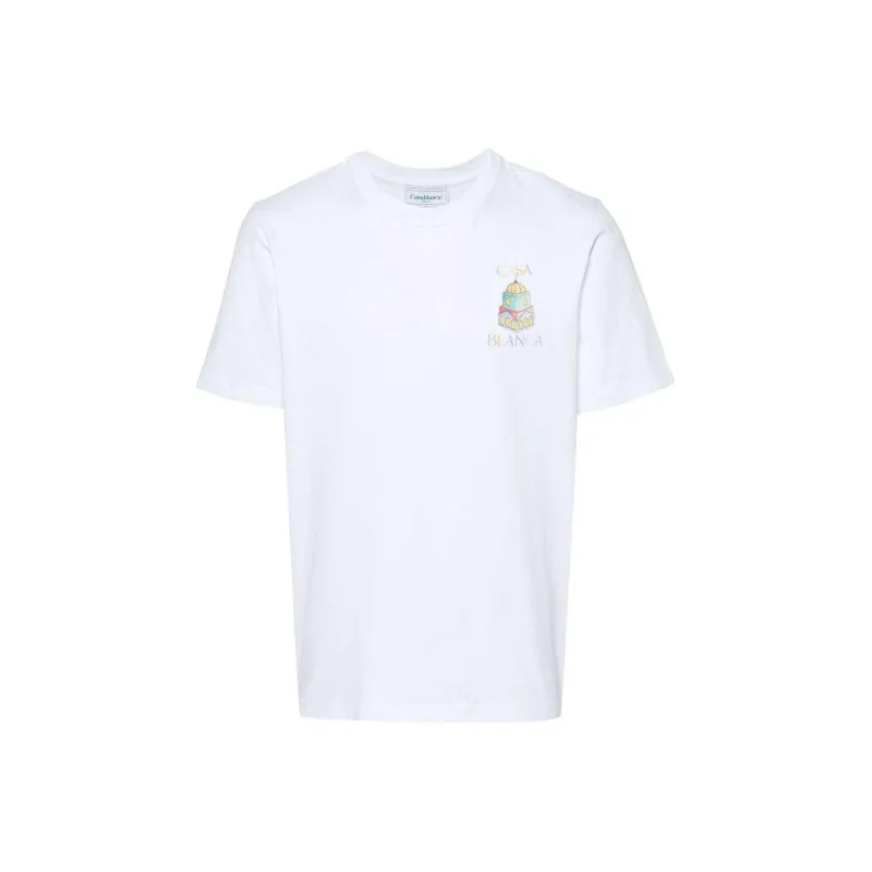 CASABLANCA Objets En Vrac Organic Cotton T shirt-0