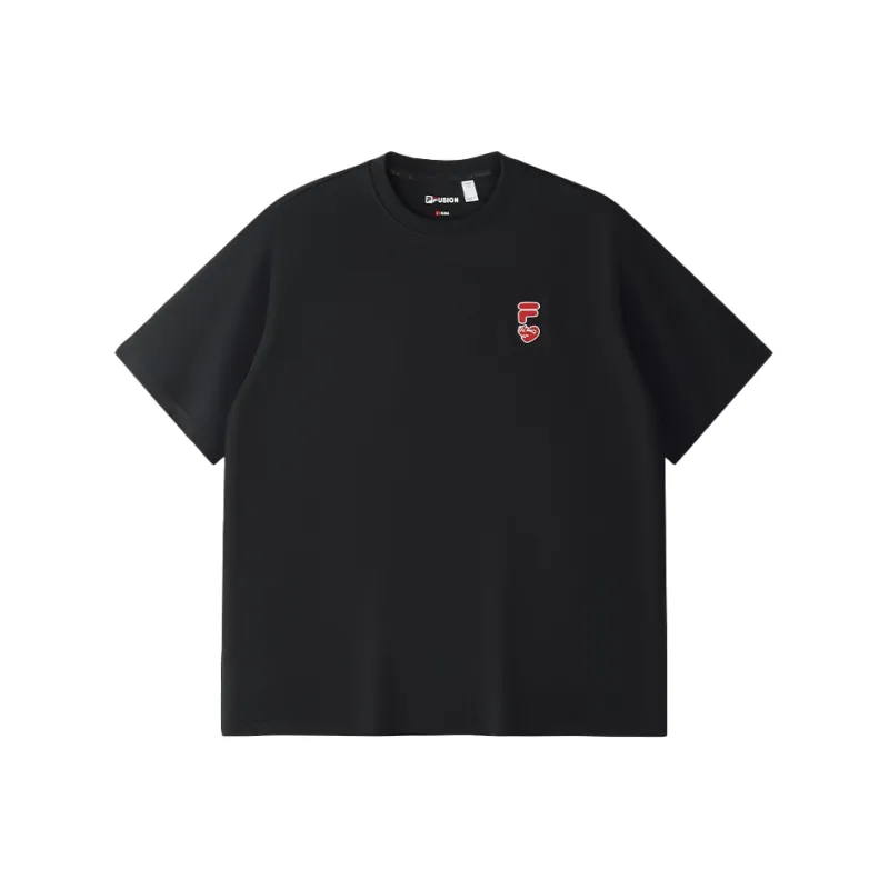 FILA FUSION FOB Series T Shirt Unisex Jet Black-1