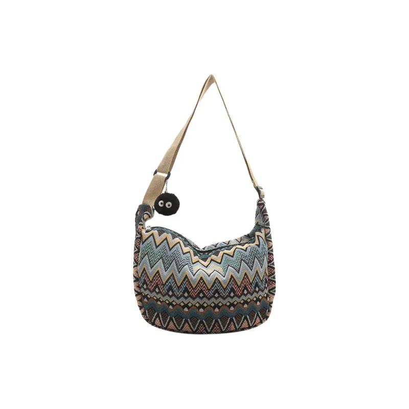 BALANG Canvas Crossbody Bag, Shoulder Bag Regular Women's Multicolor-10