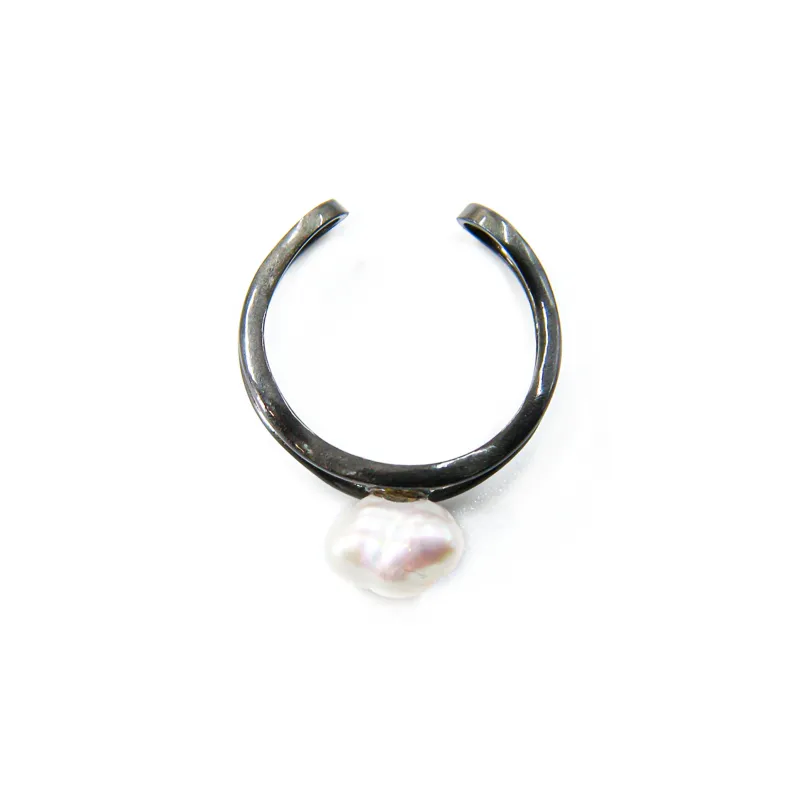 SANWUBALUOKE Pearl Rings Women's-1