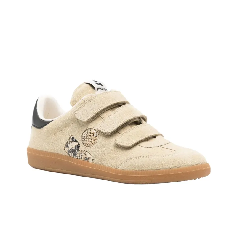 ISABEL MARANT Beth Low Top Skateboard Shoes Women's Taupe-2