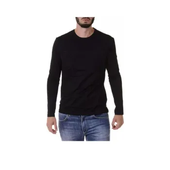 VERSACE Medusa Embroidery Long Sleeved T Shirt