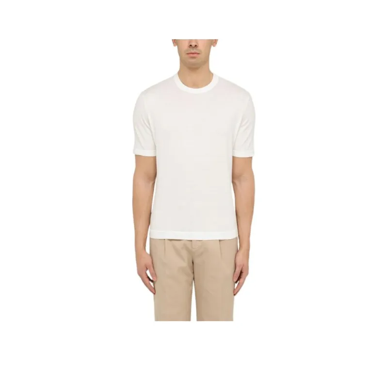 Loro Piana T Shirts Men Ivory-0