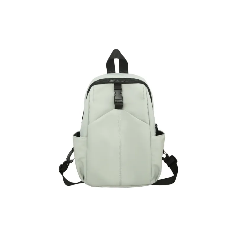 GOBLIN SHARKS 1759 Nylon Backpack Regular Unisex Ecru/Black/Green/Gray-14