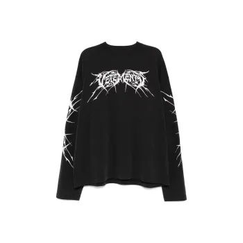 Vetements Graphic Printed Long Sleeved T Shirt