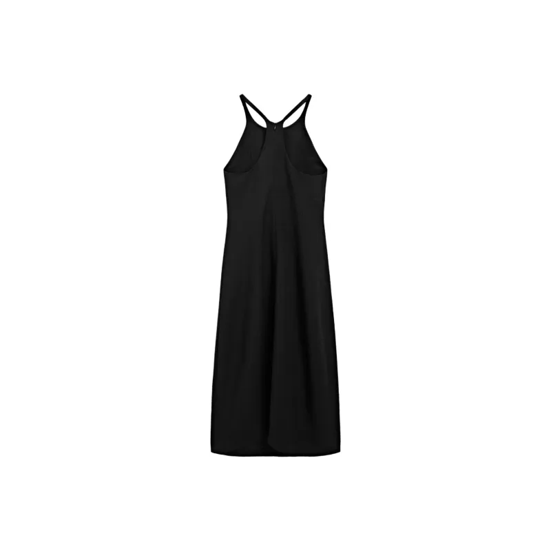 Massimo Dutti Slip Dresses Women's Black-1