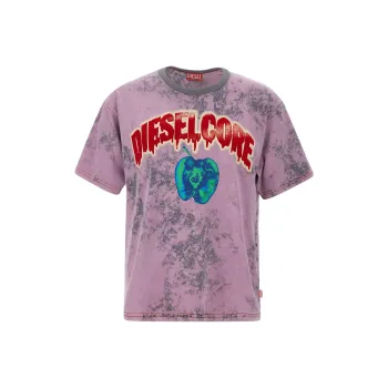 DIESEL T Boxt R9 Logo Printed Crewneck T Shirt