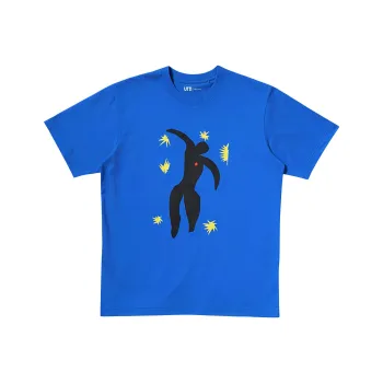 UNIQLO x ·/Henri Matisse Henri Matisse Collaboration SS25 T Shirt Unisex Lake Blue