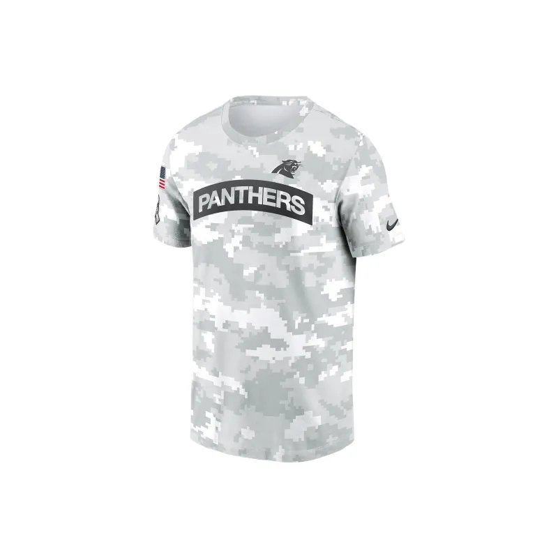 Nike Carolina Panthers Salute To Service Edge Arch Men's Nike Dri FIT Nfl T Shirt-0