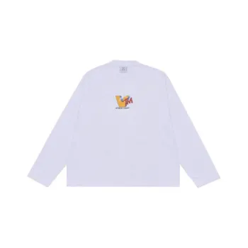 Vetements Logo Print Long Sleeve T Shirt