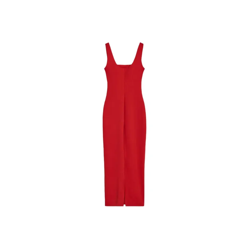 ZARA Slip Dresses Women's Red-1