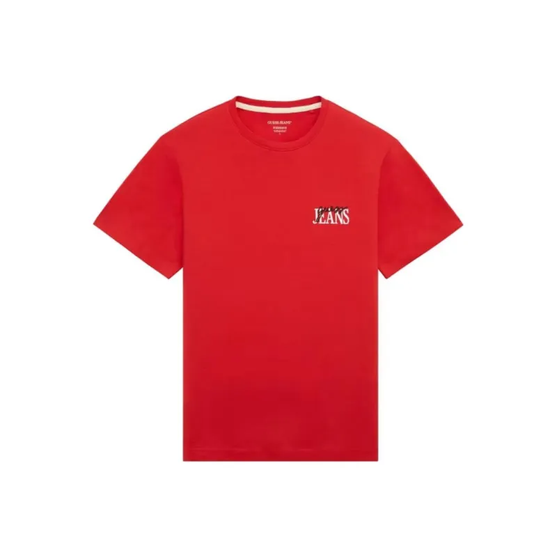 GUESS T-Shirts Men Red-0