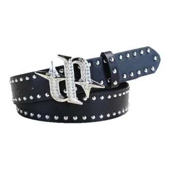 JKEM PU Leather Belts Unisex 3.2cm