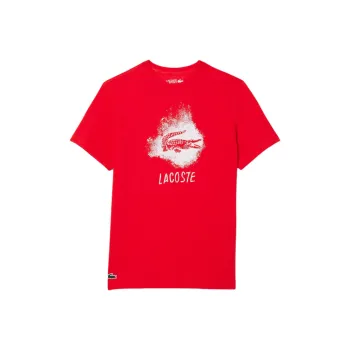LACOSTE T Shirts Men Red