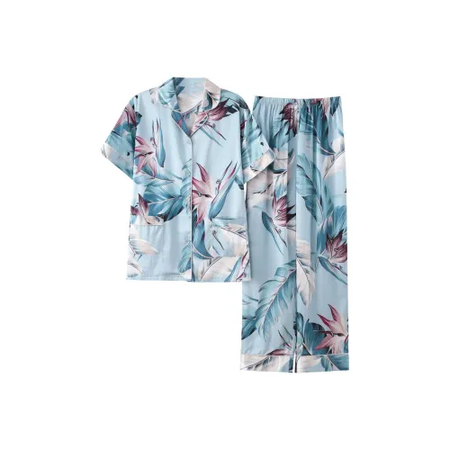 Pretty Lady Pajama Set Women's Sky Blue