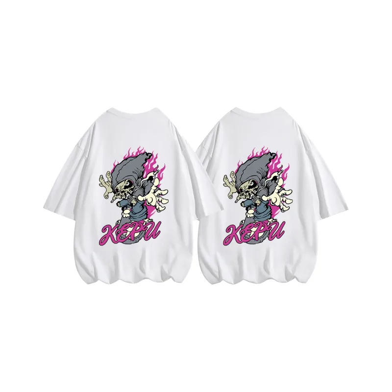 Kepu T Shirt Unisex 2 Pack White-0