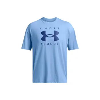 Under Armour Branded T Shirt Men's Horizon Blue