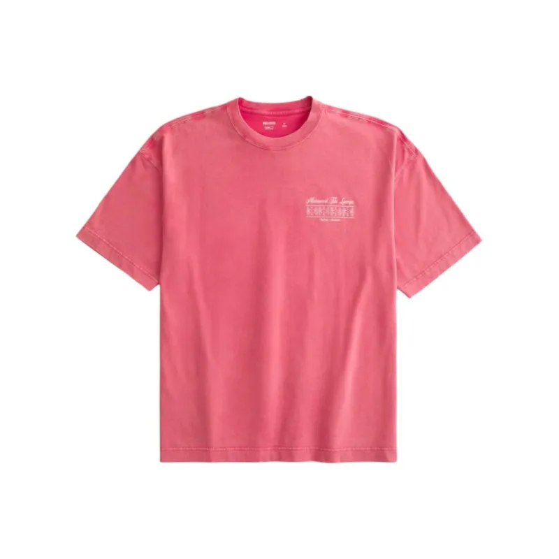 Hollister T-Shirt Men's Watermelon Red-0