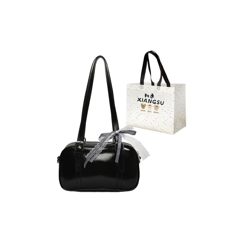XIANGSU PU Bowling Bag Shoulder Bag Women's Multicolor-6