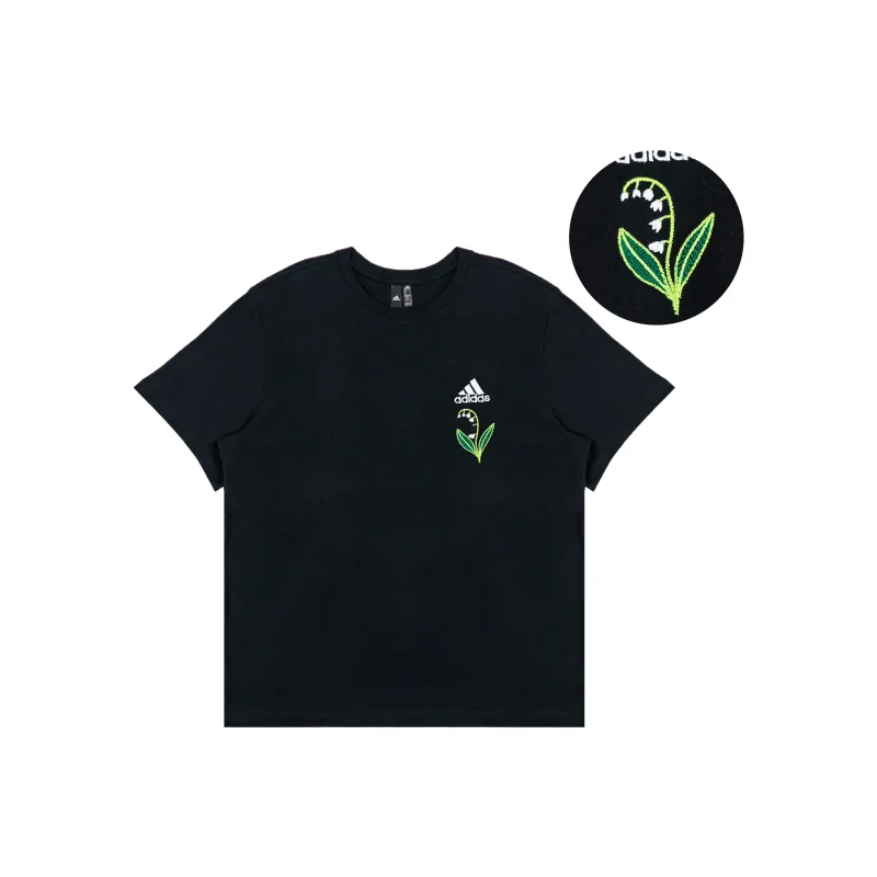 Adidas Classic Logo T Shirts 'Black'-0