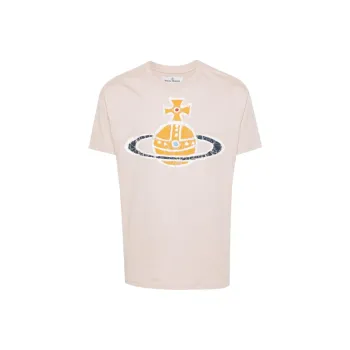 Vivienne Westwood Orb Printed Crewneck T Shirt
